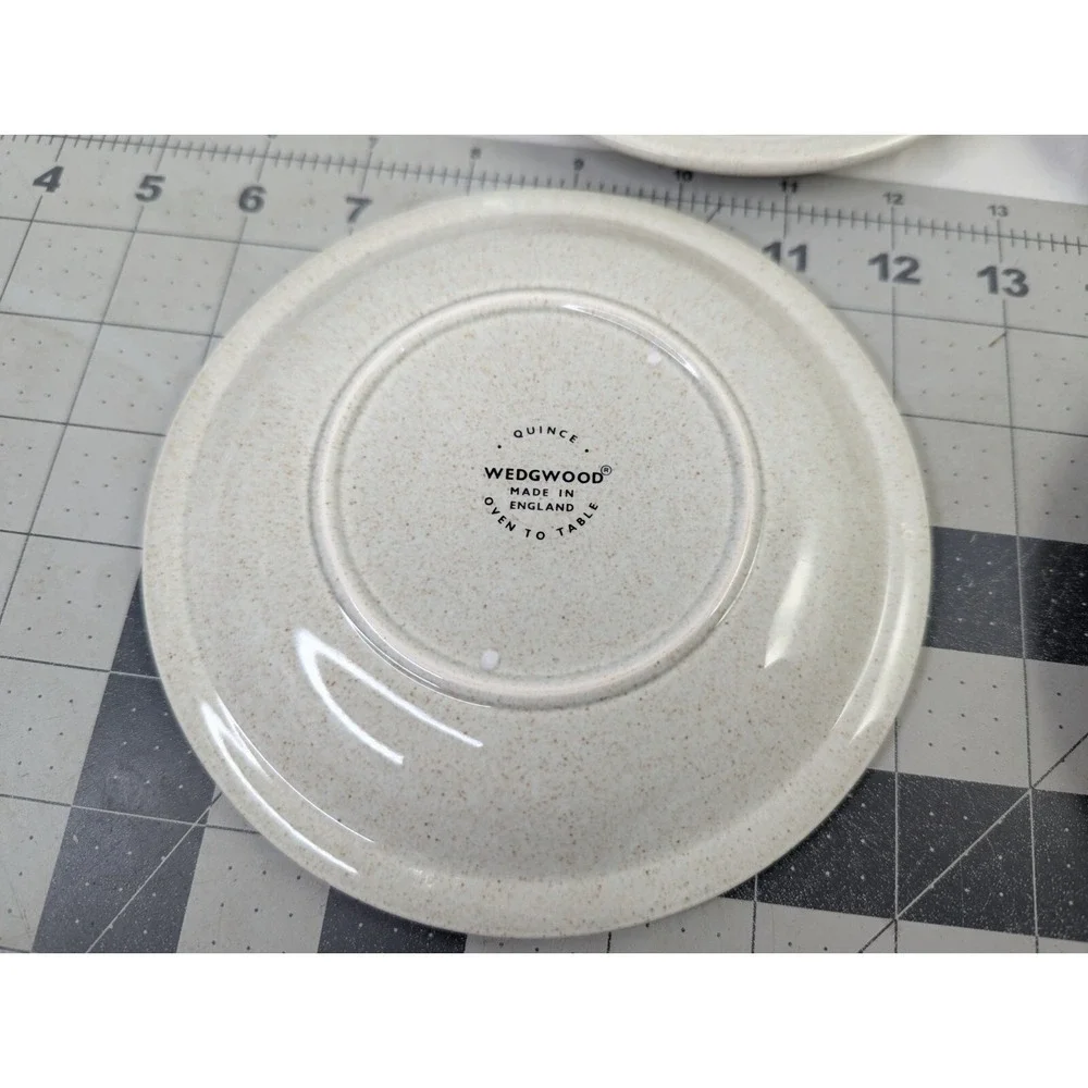 Wedgwood‎ Quince Fruit Bread Dessert Plate 6.25  Inch Dinnerware Lot of 4